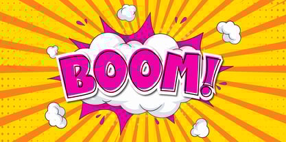 Moon Comic Font Poster 2