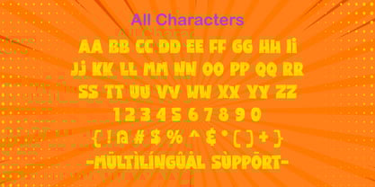 Moon Comic Font Poster 9