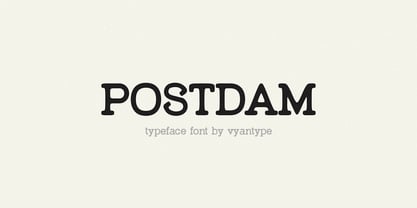 Postdam Font Poster 1