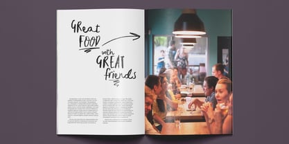 Sticky Lollipop Font Poster 3