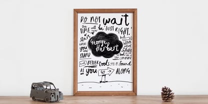 Sticky Lollipop Font Poster 2