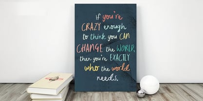 Sticky Lollipop Font Poster 5