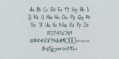 MC Barly Tengho Font Poster 6