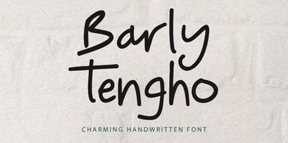 MC Barly Tengho Font Poster 1
