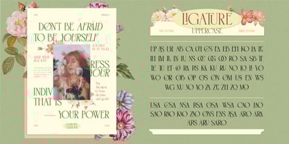 Esarolin Glamour Font Poster 4