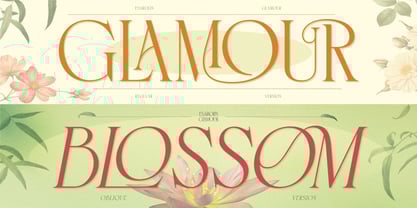 Esarolin Glamour Font Poster 5