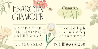 Esarolin Glamour Font Poster 2