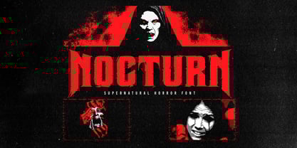 Nocturn Font Poster 1