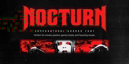 Nocturn Font Poster 13