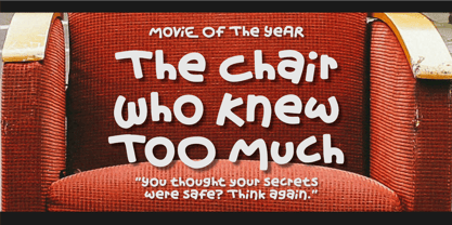 Black Chair Font Poster 3