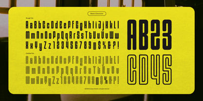 Gerebong Rough Font Poster 11