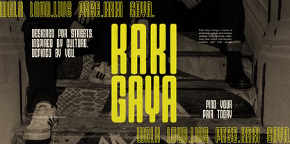 Gerebong Rough Font Poster 5