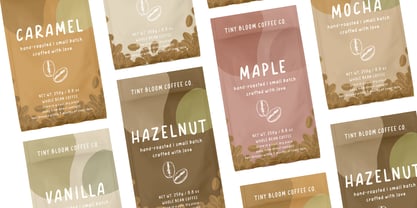 Pansies Font Poster 2