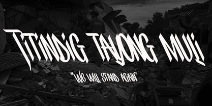 Panindig Font Poster 10