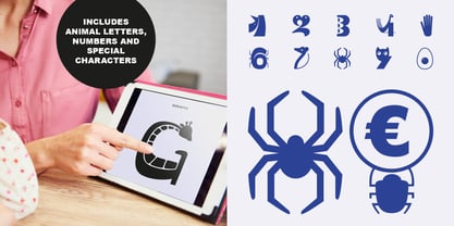 Animauxtiere Font Poster 4