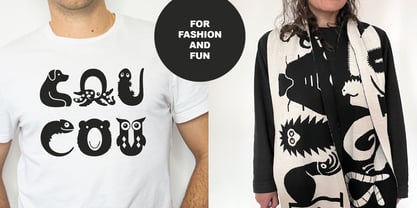 Animauxtiere Font Poster 7