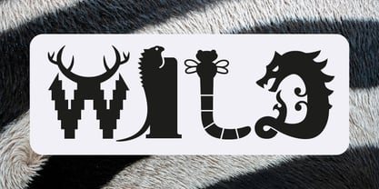 Animauxtiere Font Poster 9