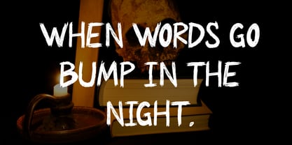 Mystery Halloween Font Poster 2