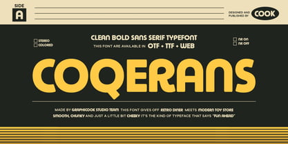 Cook Coqerans Font Poster 1