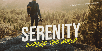 Lasagnio Wiggly Font Poster 6