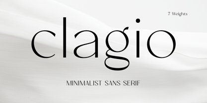 Clagio Font Poster 1