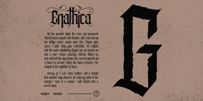 Enathica Font Poster 5
