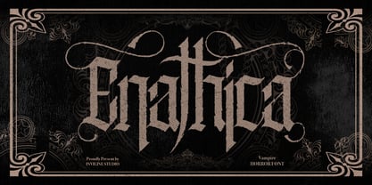 Enathica Font Poster 1