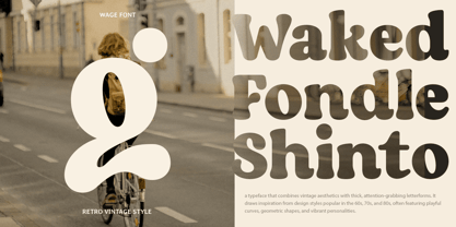 Wage Font Poster 4