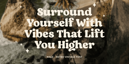 Wage Font Poster 8