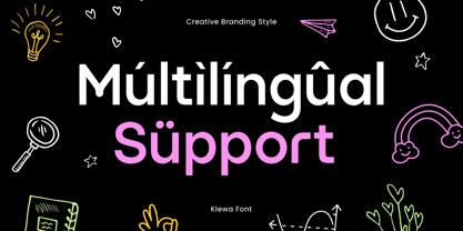 Klewa Font Poster 12