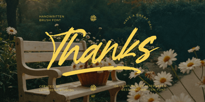 Garden Solland Font Poster 15