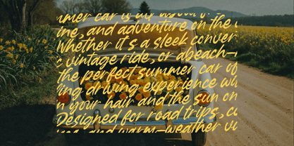 Garden Solland Font Poster 9