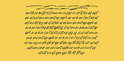 Garden Solland Font Poster 14