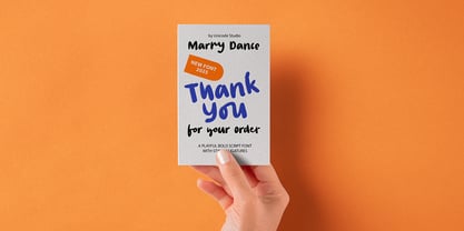 Marry Dance Font Poster 12