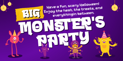 Bigmoster Font Poster 6