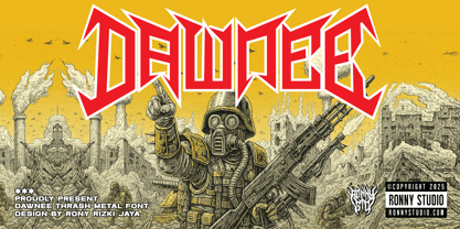Dawnee Font Poster 1