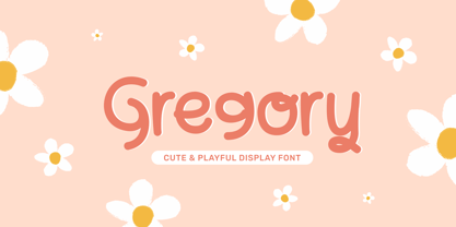 Gregory Font Poster 1