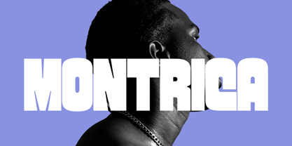 Montrica Display Font Poster 1