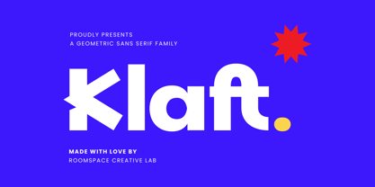Klaft Font Poster 1