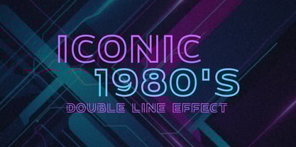 Etronika Font Poster 2