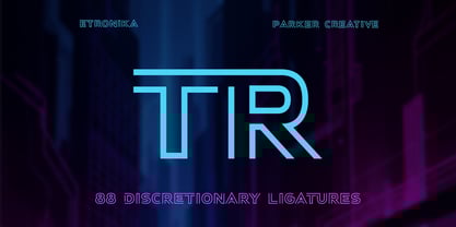 Etronika Font Poster 8