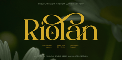Riolan Font Poster 1