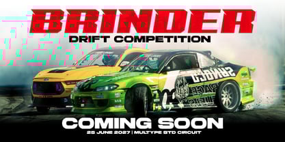 Drago Racing Font Poster 5