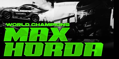 Drago Racing Font Poster 2