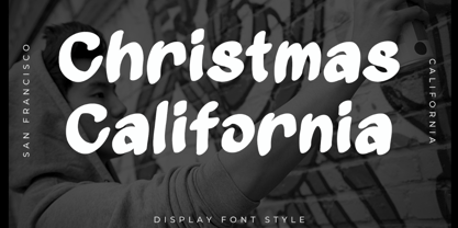 Christmas California Font Poster 1