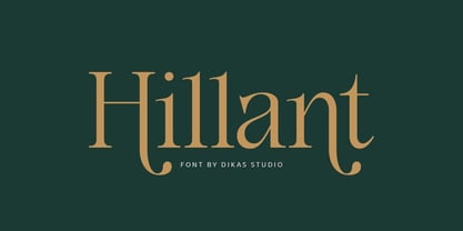 DKS Hillant Font Poster 1