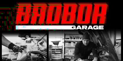 Drace Racing Font Poster 5