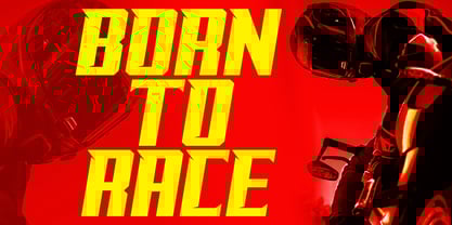 Drace Racing Font Poster 4
