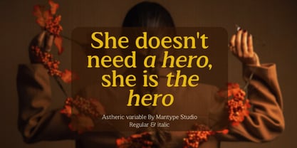 Astheric Font Poster 13