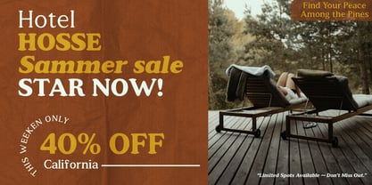 Astheric Font Poster 11